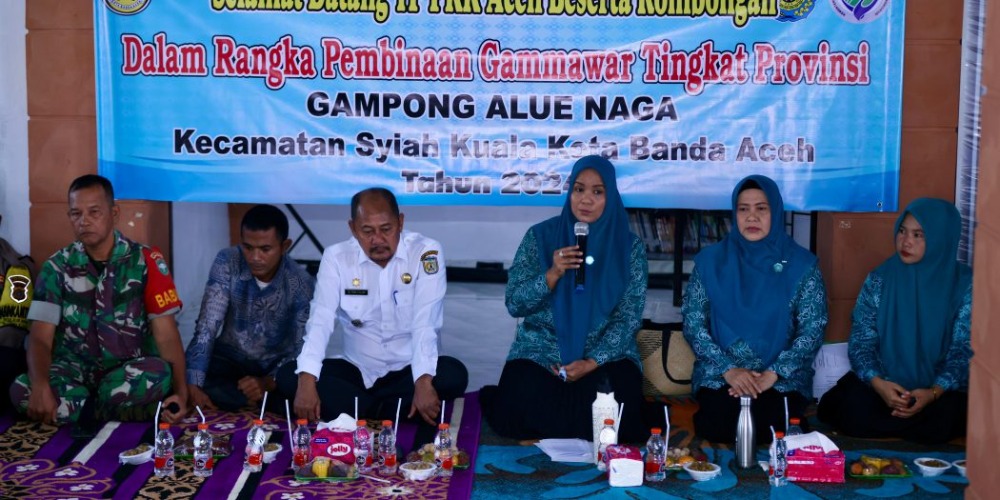 Mellani Minta Kader PKK Gampong Alue Naga Gencarkan Edukasi Konsumsi Makanan Sehat untuk Anak