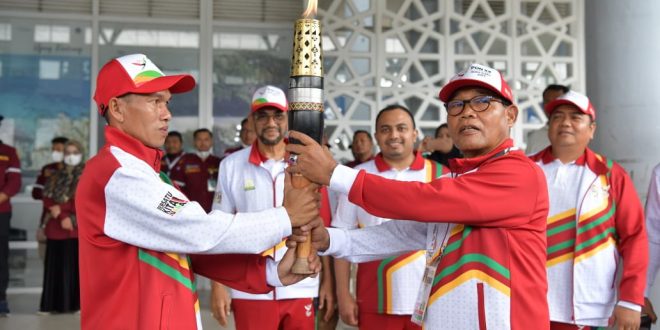 Tiba di Banda Aceh, Kirab Api PON Langsung Dibawa ke Seluruh Kabupaten/Kota