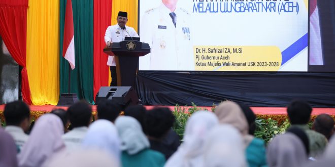 Pj Gubernur Aceh Ajak Mahasiswa Ilmu Politik Untuk Menjaga Keutuhan Negara Kesatuan Republik Indonesia