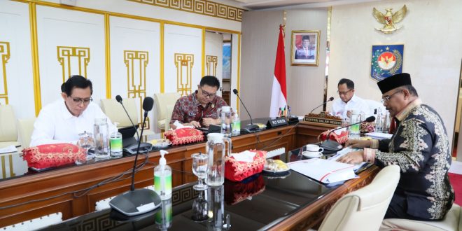 Rapat Bersama Mendagri, Penjabat Gubernur Safrizal Paparkan Kesiapan Pelaksanaan PON: Insya Allah Sukses