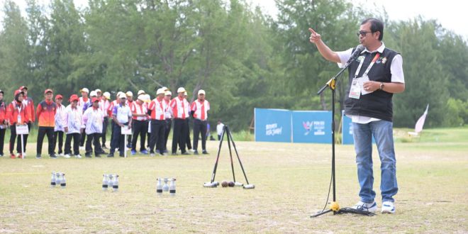 Pertandingan Woodball PON XXI Aceh-Sumut Dimulai, Plh Sekda Azwardi Ajak Atlet Junjung Kekompakan