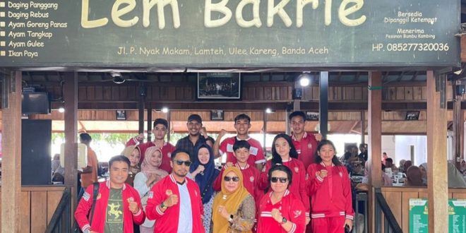 Kontingen Sulsel Cabor Muaythai Kian Kompak dengan Penjab dan LO, Dijamu Kuah Beulangong Sebelum Pulang ke Kampung Halaman