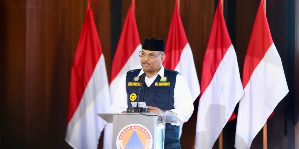 Pj Gubernur Safrizal: Penghujung Tahun, Waspadai Bencana Hidrometeorologi Basah