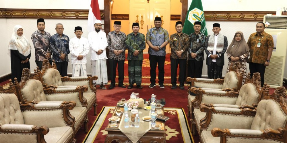 Pj Gubernur Safrizal Terima Kunjungan Ketua MPU