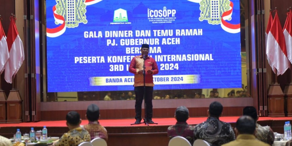Pj Gubernur Safrizal Jamu Tamu dan Peserta Konferensi Internasional ICOSOPP