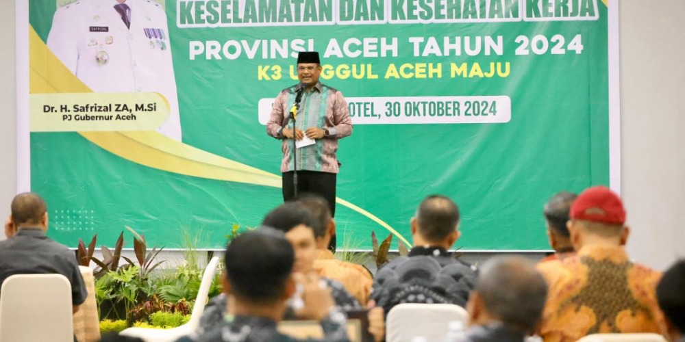 Pj Gubernur Safrizal Apresiasi 65 Perusahaan Peraih Anugerah K3