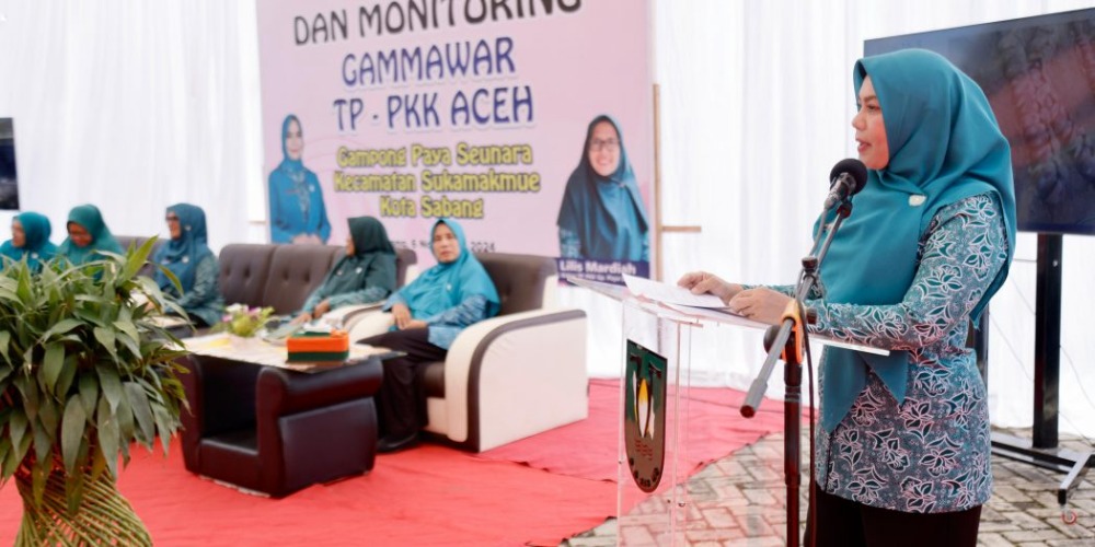 PKK Aceh Dorong Gampong Paya Seunara Jadi Percontohan Gammawar untuk Kota Sabang