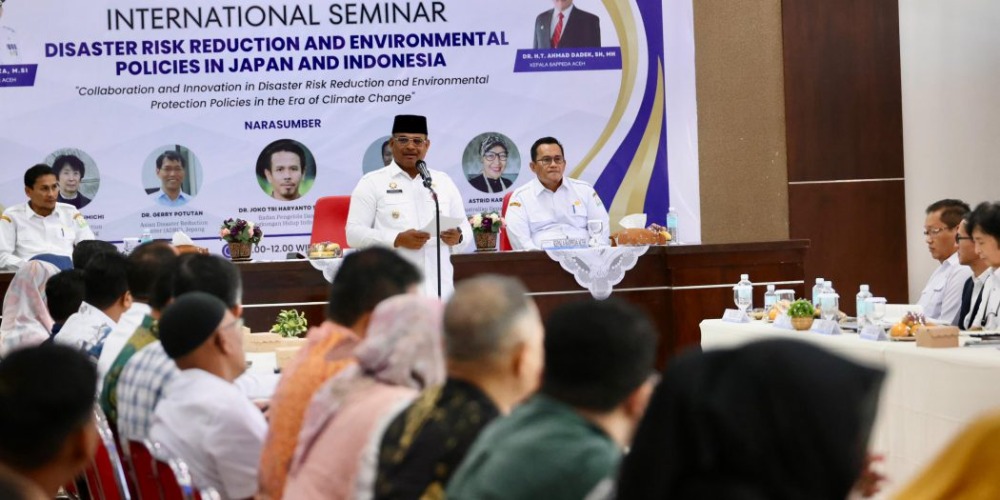 Pj Gubernur Safrizal Minta Ilmu Mitigasi Bencana Diinformasikan Sampai Masyarakat Akar Rumput